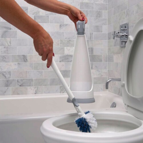 Unger No Drip Toilet Bowl Brush Set 979770 Perspective: back