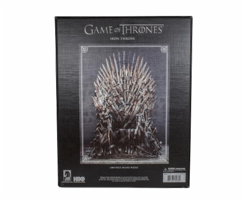 Game Of Thrones Puzzle The Iron Throne 1000 Piece Jigsaw Puzzle | Ages 15 & Up Perspective: back
