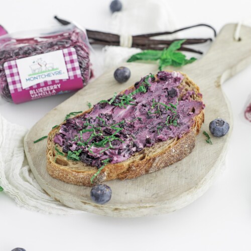 Montchevre® Blueberry Vanilla Goat Cheese Log Perspective: back