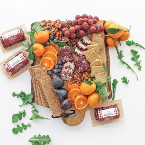 Montchevre® Cranberry Cinnamon Goat Cheese Log Perspective: back