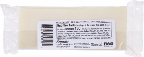 Montchevre® Cheddar Style Goat Cheese Perspective: back