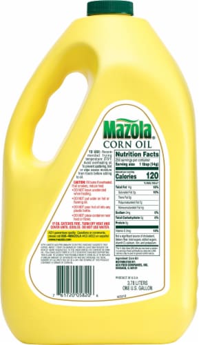 Mazola 100% Pure Corn Oil Perspective: back