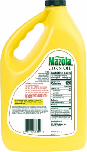 Mazola® 100% Pure Corn Oil Perspective: back