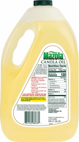 Mazola® Pure Canola Oil Perspective: back