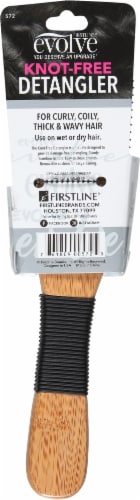Evolve Knot Free Detangler Brush Perspective: back