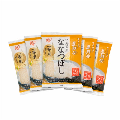 IRIS USA Nanatsuboshi From Hokkaido, Japanese Premium Short Grain White Rice Perspective: back
