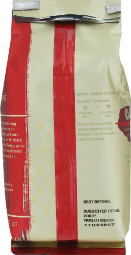 Starbucks Ground Christmas Blend Coffee Perspective: back