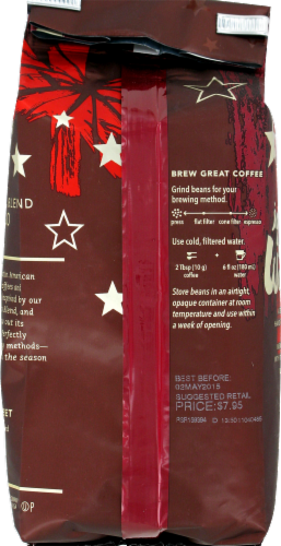 Starbucks Christmas Espresso Blend Perspective: back