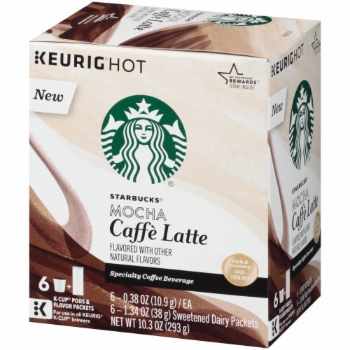 Starbucks® Mocha Caffé Latte K-Cup Coffee Pods Perspective: back