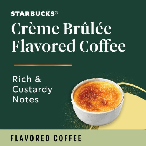 Starbucks® Creme Brulee Flavored K-Cup Coffee Pods Perspective: back