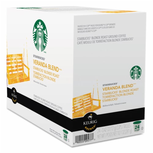 Starbucks Veranda Blend Coffee K-Cups Pack 24/Box 9577 Perspective: back