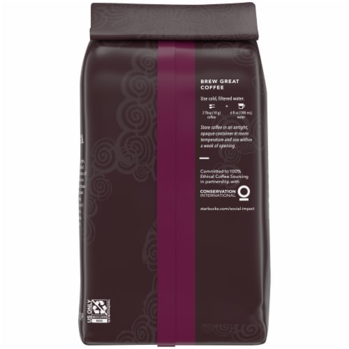 Starbucks® Sumatra Dark Roast Ground Coffee Perspective: back
