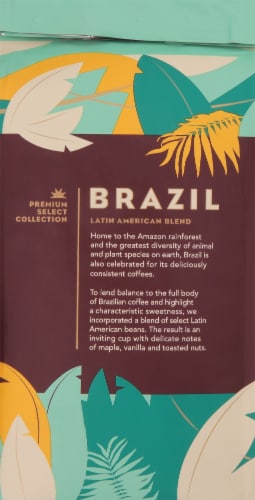 Starbucks Brazil Medium Roast Whole Bean Coffee Perspective: back