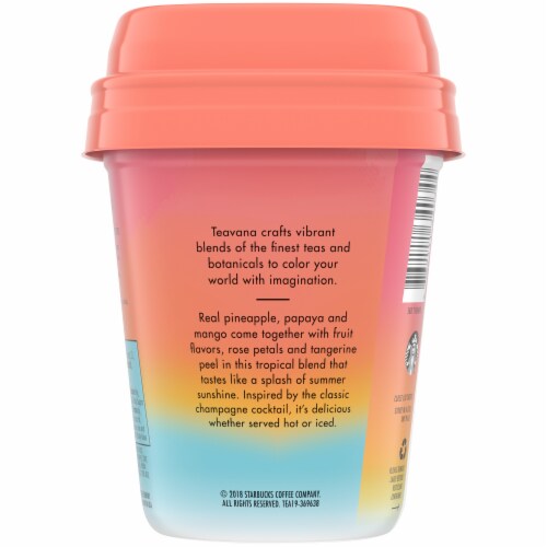 Teavana™ Beach Bellini Caffeine Free Herbal Tea Bags Perspective: back