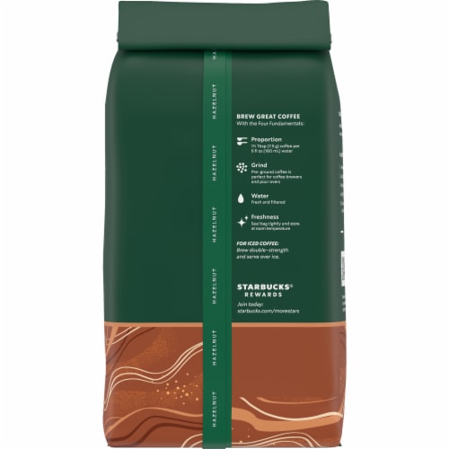 Starbucks® Hazelnut Flavored Ground Coffee Perspective: back