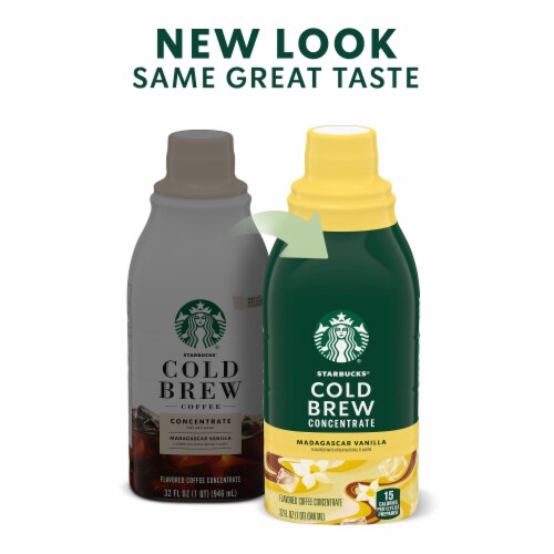 Starbucks® Madagascar Vanilla Cold Brew Coffee Concentrate Perspective: back