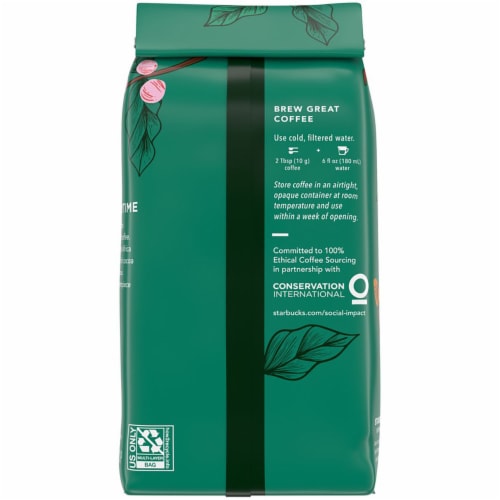 Starbucks® Medium Roast Spring Day Blend Ground Coffee Perspective: back
