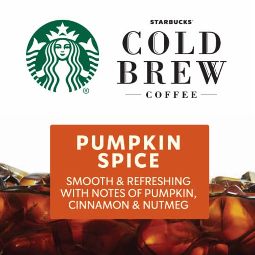 Starbucks® Pumpkin Spice Cold Brew Coffee Perspective: back