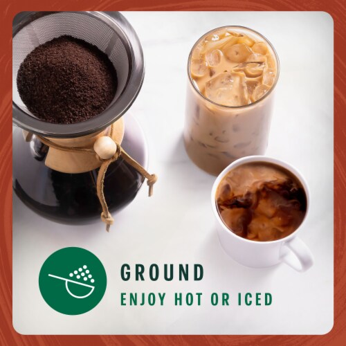 Starbucks Pumpkin Spice Limited Edition 100% Arabica Flavored Ground Coffee Perspective: back