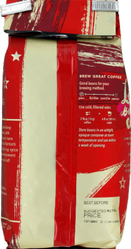 Starbucks Christmas Blend Coffee Perspective: back