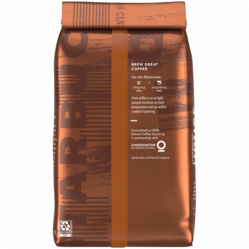 Starbucks® House Blend Medium Roast Ground Coffee Perspective: back