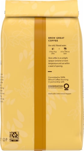 Starbucks® Veranda Blend Blonde Roast Ground Coffee Perspective: back