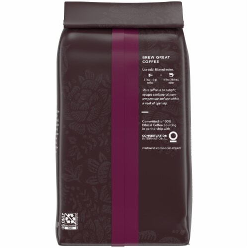 Starbucks® Caffe Verona Dark Roast Ground Coffee Perspective: back