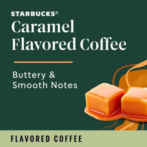Starbucks Caramel K-Cup Coffee Pods Perspective: back