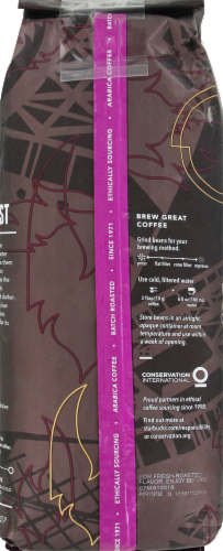 Starbucks® French Roast Dark Roast Whole Bean Coffee Perspective: back