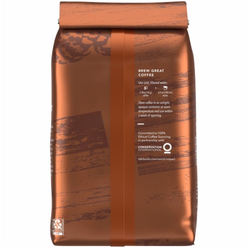 Starbucks® Medium Roast Pike Place Ground Coffee Perspective: back