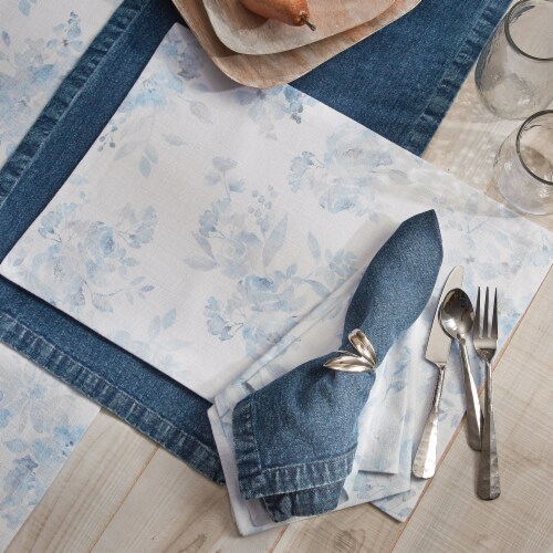 Split P French Chic Floral Placemat - Set of 4 Perspective: back