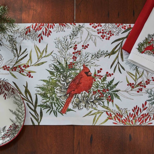 Park Designs Cardinal Table Runner 13 X 36 Perspective: back