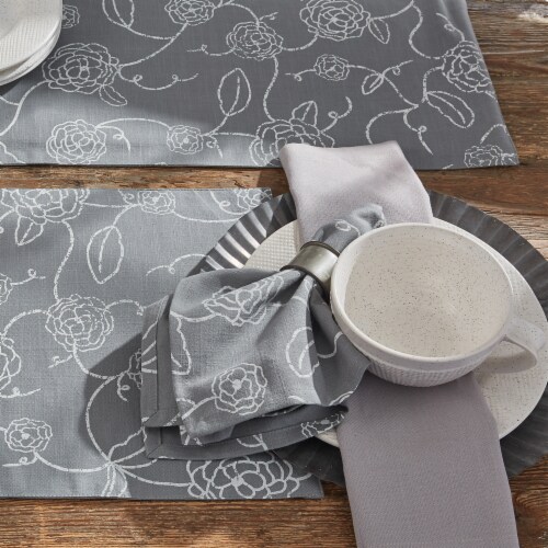 Park Designs Garden Path Printed Placemat - Set of 4 Perspective: back
