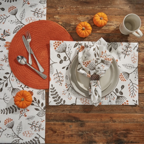 Split P Autumn Berries Placemat Set of 4 Perspective: back