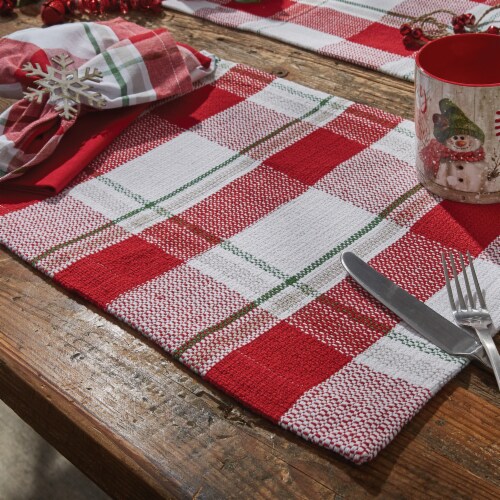 Park Designs Winter Magic Placemat Set Perspective: back