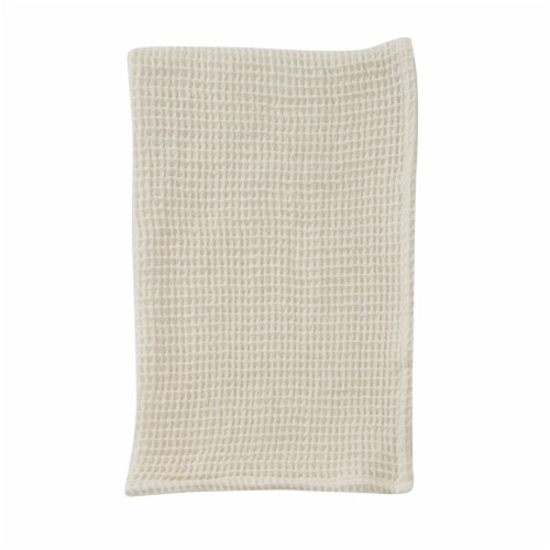 Park Designs Solid Vanilla Waffle Dishtowel Perspective: back