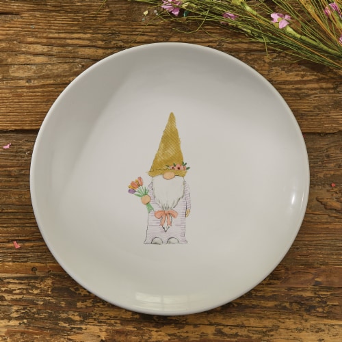 Split P Easter Gnomes Salad Plate - Set of 4 Perspective: back