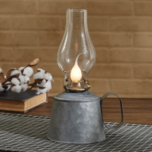 Park Designs Small Galvanized Oil Lamp With Globe 1 Each Fred Meyer