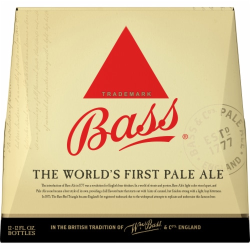 Bass® Pale Ale Beer Perspective: back