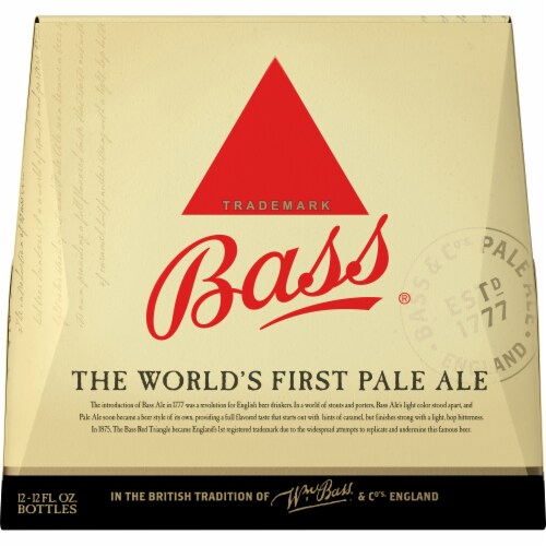Bass® Pale Ale Beer Perspective: back