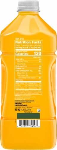 Evolution Fresh® Organic Pure Orange Cold-Pressed Orange Juice Perspective: back