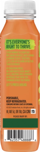 Evolution Fresh® Organic Tropical Passion Cold-Pressed Fruit & Vegetable Juice Blend Perspective: back