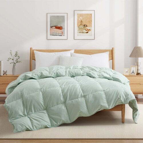 Puredown Lightweight White Goose Feather Down Comforter Twin Full Queen King White King king Mariano s