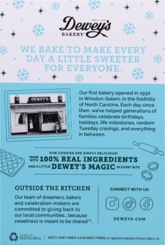 Dewey's Bakery® Hot Cocoa Cookie Thins Perspective: back