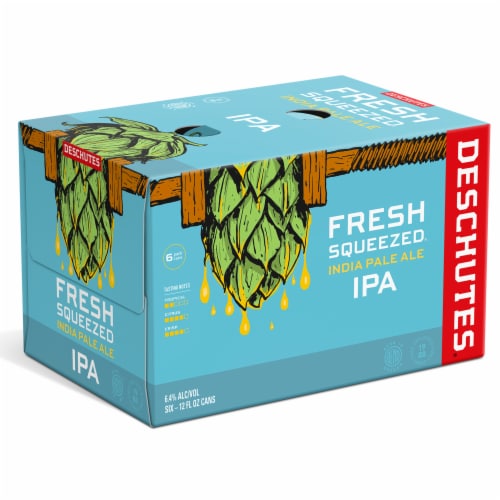 Deschutes Brewery® Fresh Squeezed IPA Craft Beer Perspective: back