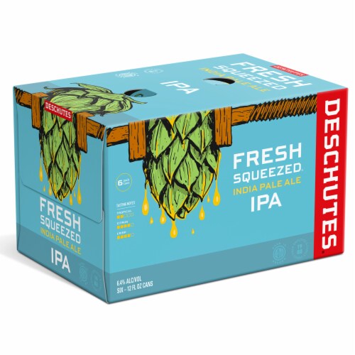 Deschutes Brewery® Fresh Squeezed IPA Craft Beer Perspective: back