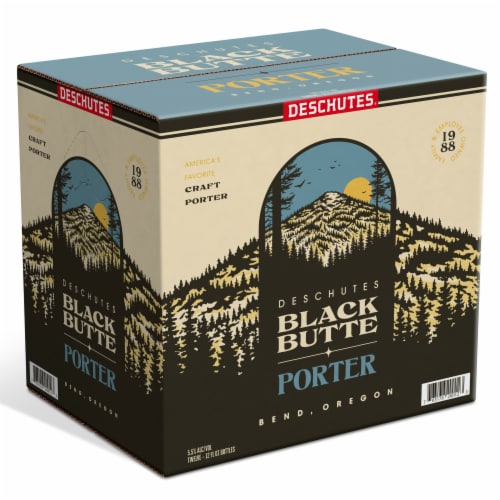 Deschutes Brewery® Black Butte Porter Craft Beer Perspective: back