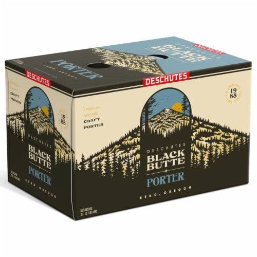Deschutes Brewery® Black Butte Porter Craft Beer Perspective: back