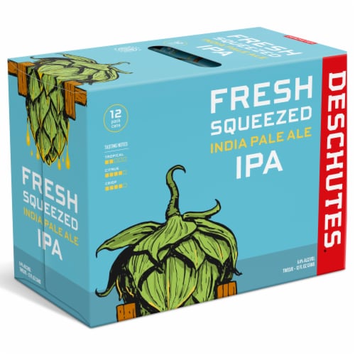 Deschutes Brewery® Fresh Squeezed IPA Craft Beer Perspective: back