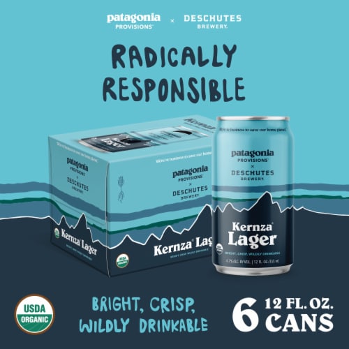 Deschutes Brewery® x Patagonia Provisions Kernza Lager Craft Beer Perspective: back